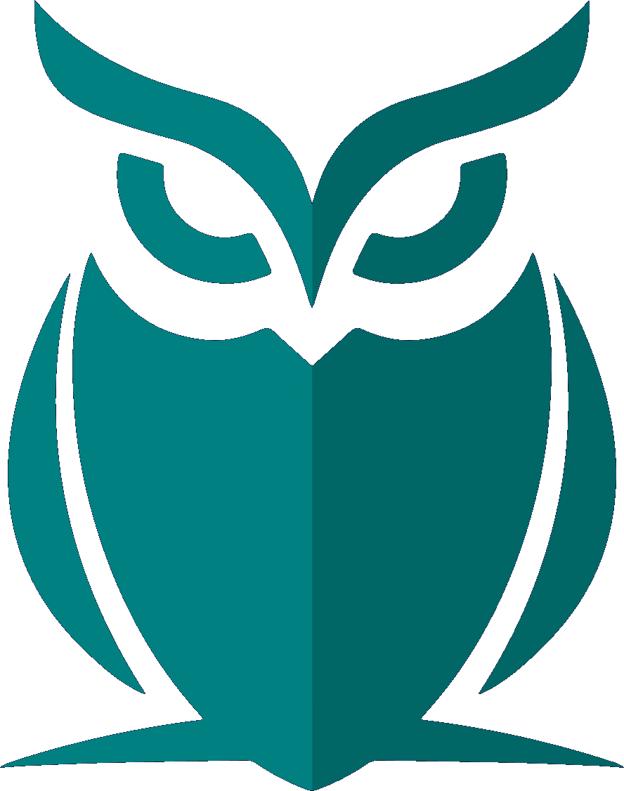 Owlebots Icon, a stylized yet simple Owl